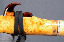 Yellow Cedar Burl Native American Flute, Minor, Mid B-4, #K18K (3)